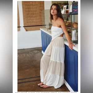 BUCKETLIST Side Color-Block And Shirred Detail Drawcord Pants